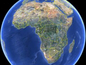 Africa On The Globe