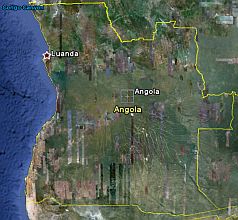Map Of Angola