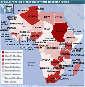 Chinese Investment in Africa - 2005