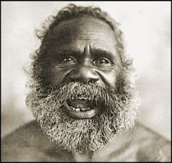 Aborigine Man Laughing